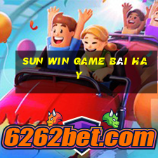 Sun Win Game Bài Hay