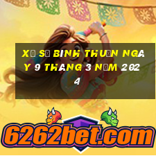 xổ số bình thuận ngày 9 tháng 3 năm 2024