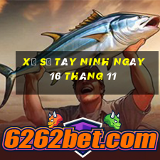 xổ số tây ninh ngày 16 tháng 11