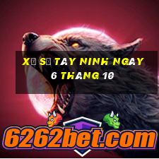 xổ số tây ninh ngày 6 tháng 10