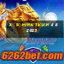 xổ số ninh thuận 4 8 2023