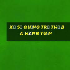 xổ số quảng trị thứ ba hàng tuần