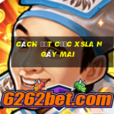 Cách đặt cược XSLA ngày mai