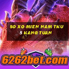 so xo mien nam thu 5 hang tuan