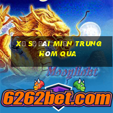 xổ số đài miền trung hôm qua