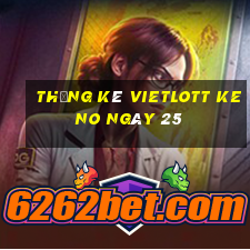 Thống kê vietlott KENO ngày 25