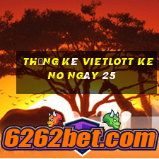 Thống kê vietlott KENO ngày 25