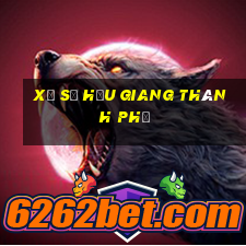 xổ số hậu giang thành phố