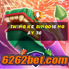 Thống kê Bingo18 ngày 30