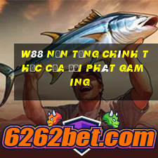 W88 Nền tảng chính thức của đại phát Gaming