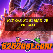 Kết quả xổ số Max 3D thứ hai