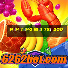 Nền tảng giải trí BOO