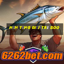 Nền tảng giải trí BOO