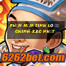 phần mềm tính lô đề chính xác nhất