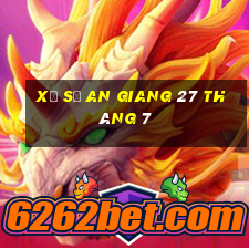 xổ số an giang 27 tháng 7