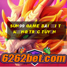 Sun99 Game Bài Đổi Thưởng Trực Tuyến