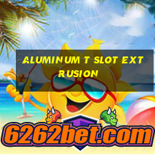 aluminum t slot extrusion