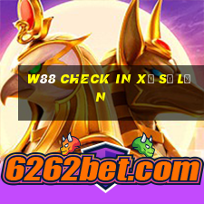 W88 Check in xổ số lớn