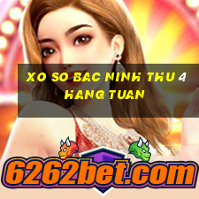 xo so bac ninh thu 4 hang tuan