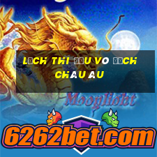 lịch thi đấu vô địch châu âu