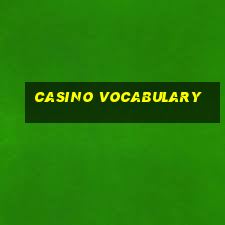 casino vocabulary