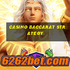 casino baccarat strategy