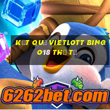 Kết quả vietlott Bingo18 thứ tư