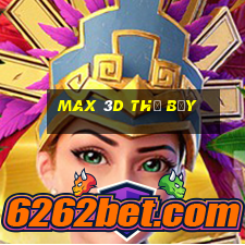 max 3d thứ bảy