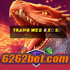 Trang web 0 xổ số