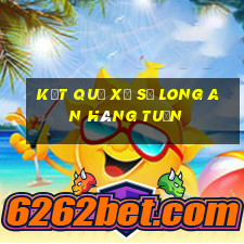 kết quả xổ số long an hàng tuần