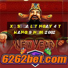 xổ số đà lạt ngày 4 tháng 9 năm 2002