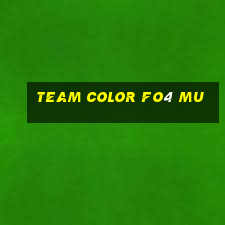 team color fo4 mu