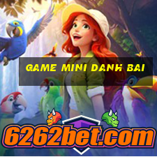 game mini danh bai