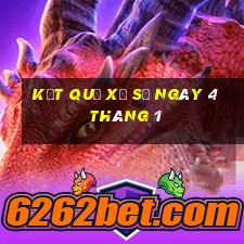 kết quả xổ số ngày 4 tháng 1