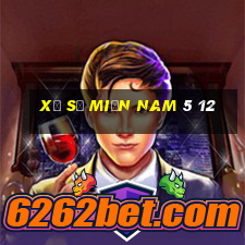 xổ số miền nam 5 12