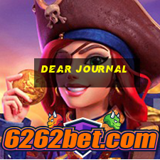 dear journal