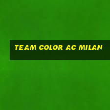 team color ac milan