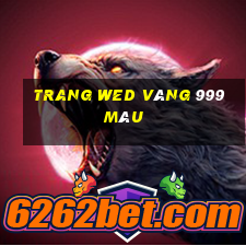 trang wed vàng 999 màu