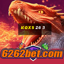 kqxs 26 3