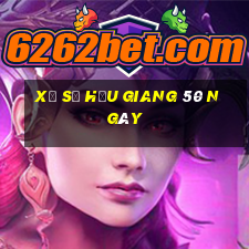 xổ số hậu giang 50 ngày