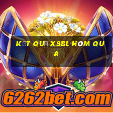 Kết quả XSBL hôm qua