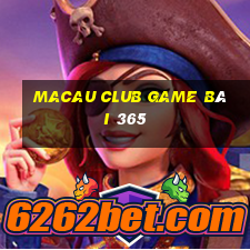 Macau Club Game Bài 365