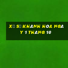 xổ số khánh hòa ngày 1 tháng 10