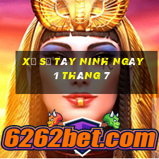 xổ số tây ninh ngày 1 tháng 7