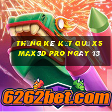 THỐNG KÊ KẾT QUẢ xs Max3D Pro ngày 13