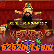 xổ số đắk nông 15 7