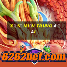 xổ số miền trung 4 đài