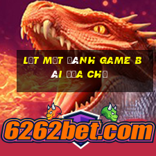 Lật mặt đánh Game bài địa chủ