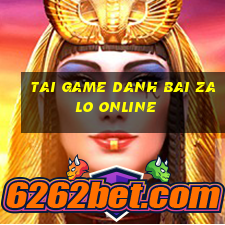 tai game danh bai zalo online