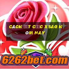 Cách đặt cược XSAG hôm nay